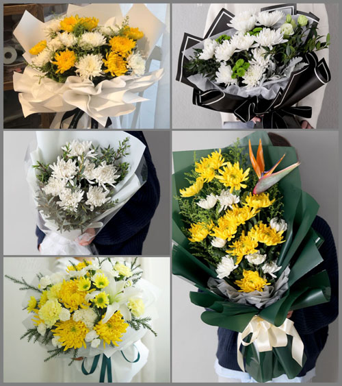 海南海口市美兰区蓝天街道白事花束代送
